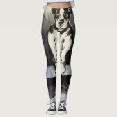 First Prize for Good Behaviour by Louis Wain Leggings (Voorkant)