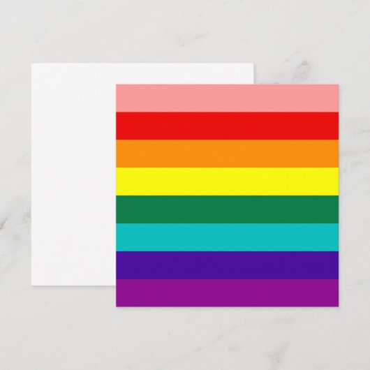 First Rainbow Gay Pride Flag (Voorkant / Achterkant)