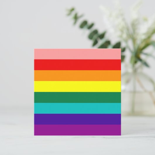 First Rainbow Gay Pride Flag (Staand voorkant)