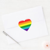 First Rainbow Gay Pride Flag Hart Sticker (Envelop)