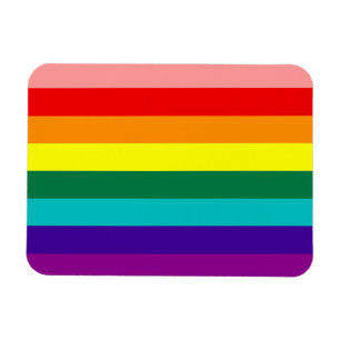 First Rainbow Gay Pride Flag Premium Magnet Magneet