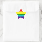 First Rainbow Gay Pride Flag Ster Sticker (Tas)