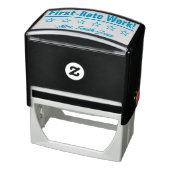 "First Rate Work!" + Rubber Stamp Zelfinktende Stempel (Product)