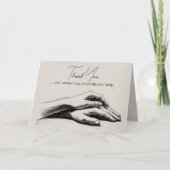 First Responder brandweer paramedicus Dank u Bedankkaart (Voorkant)