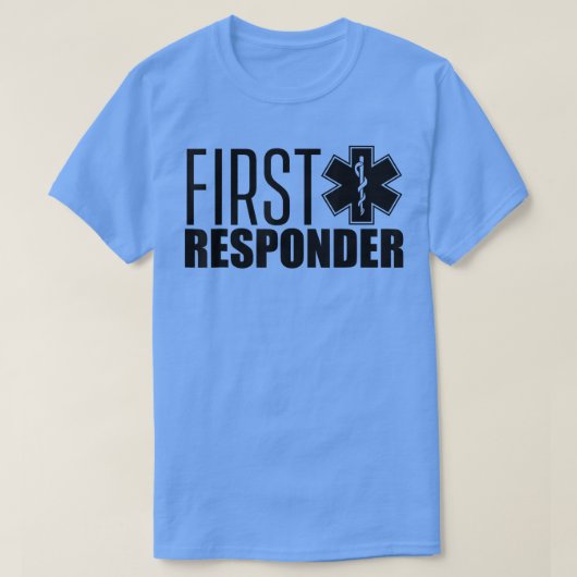 First responder Emergency Paramedic EMT Aid Helper T-shirt (Design voorkant)