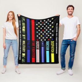 First Responders Fleece Deken