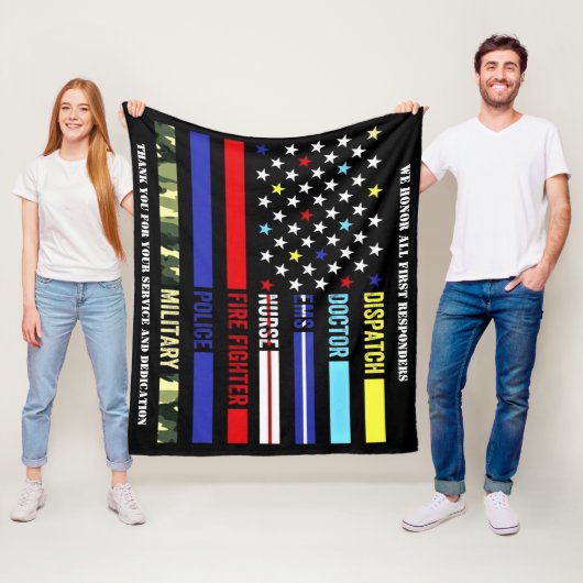 First Responders Fleece Deken (In situ)