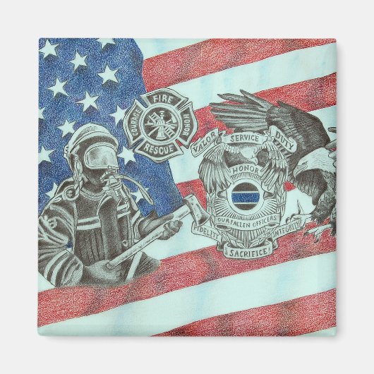 First Responders Magneet (Voorkant)