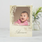 First Rice Ceremony Rice Plant Gold Kaart (Staand voorkant)