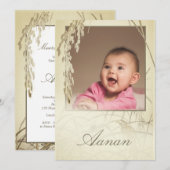 First Rice Ceremony Rice Plant Gold Kaart (Voorkant / Achterkant)