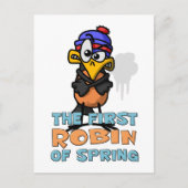 First Robin Briefkaart (Voorkant)