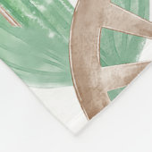 First Rodeo 1st Birthday Baby Cow Milestone Sign  Fleece Deken (Hoek)