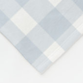 First Rodeo 1st Birthday Blue Western Photo Sign Fleece Deken (Hoek)