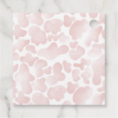 First Rodeo 1st Birthday Dusty Pink Bedankjes Labels (Achterkant)