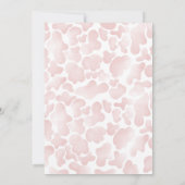 First Rodeo 1st Birthday Dusty Pink Kaart (Achterkant)