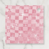 First Rodeo 1st Birthday Pink Boho Wild West Bedankjes Labels (Achterkant)