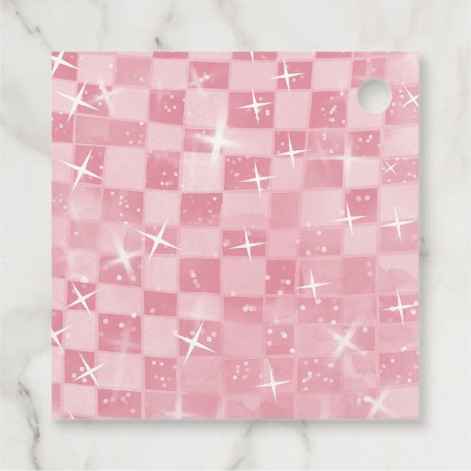 First Rodeo 1st Birthday Pink Boho Wild West Bedankjes Labels (Achterkant)