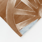 First Rodeo Birthday Rustic Monthly Photo Sign Fleece Deken (Hoek)