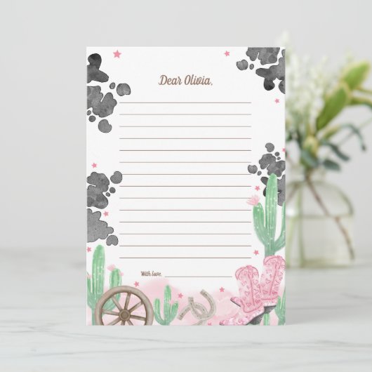 First Rodeo Boho Wild West Time Capsule Cards Kaart (Staand voorkant)