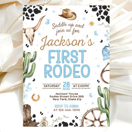 First Rodeo Invitation, My 1st Rodeo Invitation Kaart