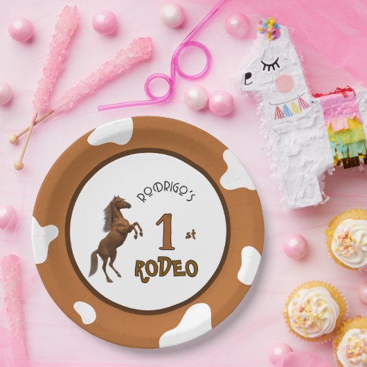 First Rodeo Papieren Bordje (Feest)