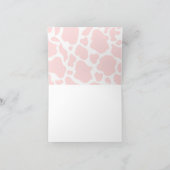 First Rodeo Pink Cowgirl Western Birthday Bedankkaart (Binnen)