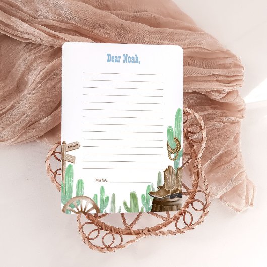 First Rodeo Pink Wild West Time Capsule Cards Kaart