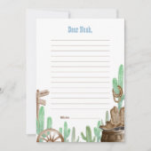 First Rodeo Pink Wild West Time Capsule Cards Kaart (Voorkant)