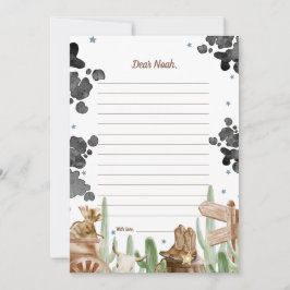 First Rodeo Rustic Wild West Time Capsule Cards Kaart