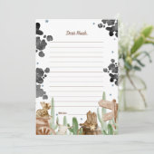 First Rodeo Rustic Wild West Time Capsule Cards Kaart (Staand voorkant)