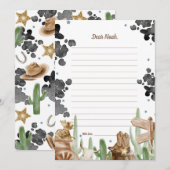 First Rodeo Rustic Wild West Time Capsule Cards Kaart (Voorkant / Achterkant)