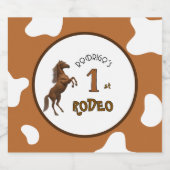 First Rodeo Sparkling Wijnetiket (Enkel label)