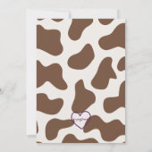 First Rodeo, Turquoise, Horse, 1st Birthday Kaart (Achterkant)