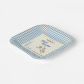 First Rodeo Western Cowboy 1st Birthday  Papieren Bordje (Gebogen)