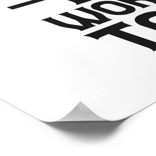 First Rule of Programming: If it works Funny Coder Poster (Hoek)