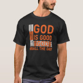 First Say God Minimalist Unique Christian T-Shirt (Voorkant)