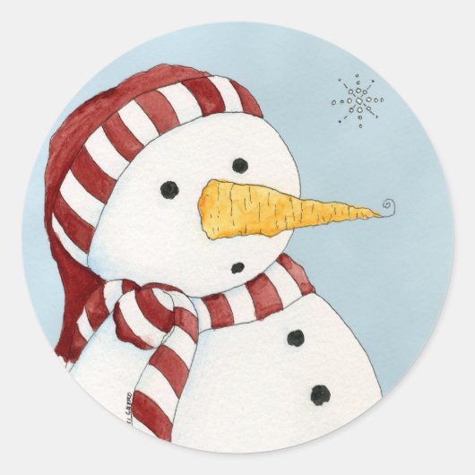 First Snowflake Sticker (Voorkant)
