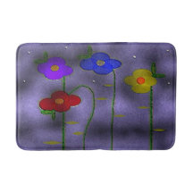 "First Snowflakes" Gemiddelde Bath Mat