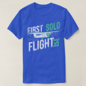 First Solo Flight Pilot Gift T-shirt (Design voorkant)