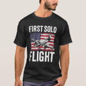 First Solo Flight Plane Aircraft Pilot Flight T-shirt (Voorkant)