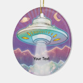 First Spaceship Keramisch Ornament (Links)