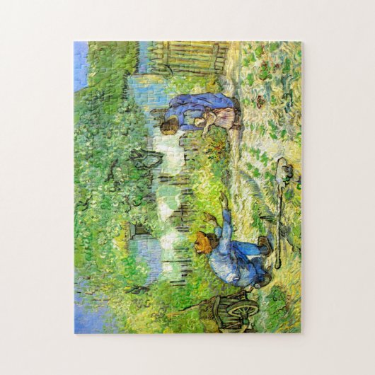 First steps, 1890 Vincent van Gogh. Legpuzzel (Verticaal)