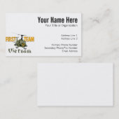 First Team Vietnam Gunship Visitekaartje (Voorkant / Achterkant)