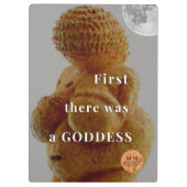 First there was a Goddess Klembord (Achterkant)