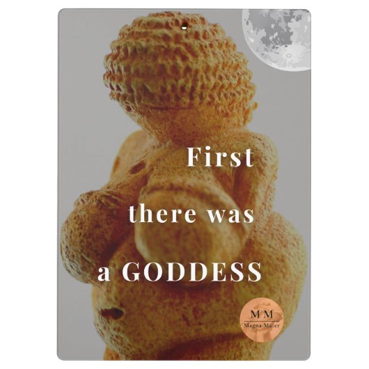 First there was a Goddess Klembord (Achterkant)