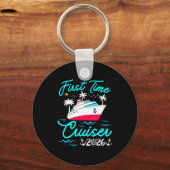 First Time Cruiser 2026 1st Cruise Vacation Family Sleutelhanger (Voorkant)