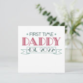First Time Dad 2022 Kaart (Staand voorkant)