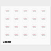 First Time Dad 2022 Ronde Sticker (Vel)