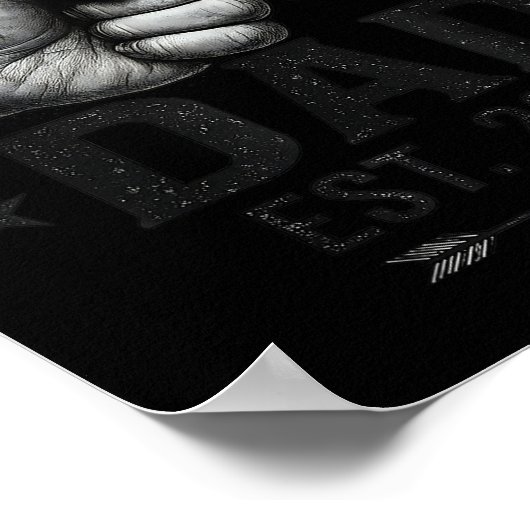 First Time Dad Est 2025 Fist Bump New Dad Father's Poster (Hoek)