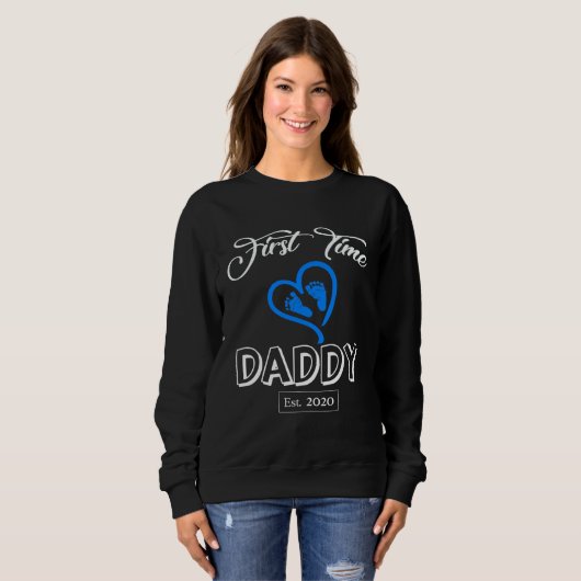 First Time Daddy 2020- It's a Boy New Dad Shirt- B Trui (Voorkant volledig)